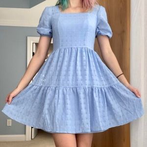 Blue Mini Dress